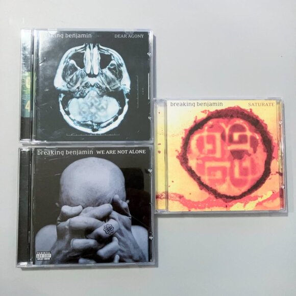 Breaking Benjamin 3 CD Bundle Lot - Picture 1 of 3